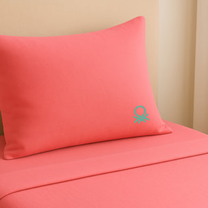 Set 3pzs sabana individual: sabana plana (160x290cm c/ dobladillo simple 5cm) + sabana bajera (90x200+25cm flap) + 1 funda de almohada (50x80cm) 100%