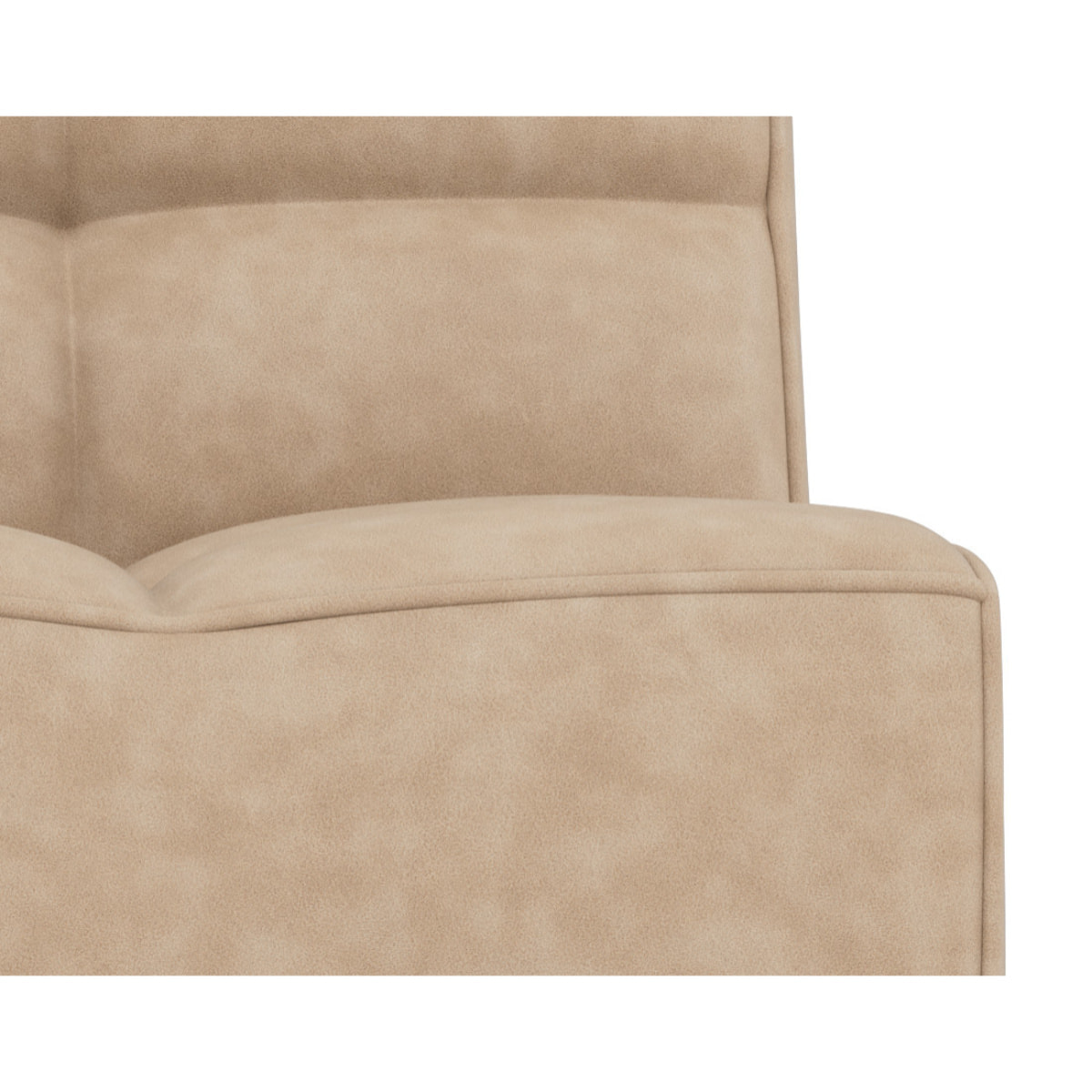Alya - canapé 2 places en simili - Beige