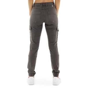 Pantalones cargo de sarga de algodón para mujer Leone 1947 Never Without