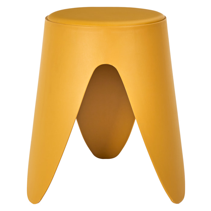 Tabouret Eve Jaune Moutarde M6
