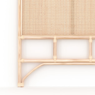 Tête de lit en rotin et cannage 90 cm - Grace