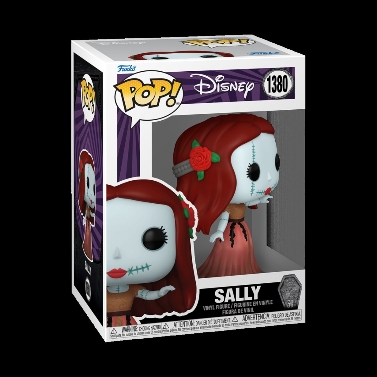 Nightmare Before Christmas 30th Funko POP Disney Vinile Figura Sally Formale 9 cm