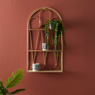Etagere - HOME DECO FACTORY - Murale - Arche - Marron