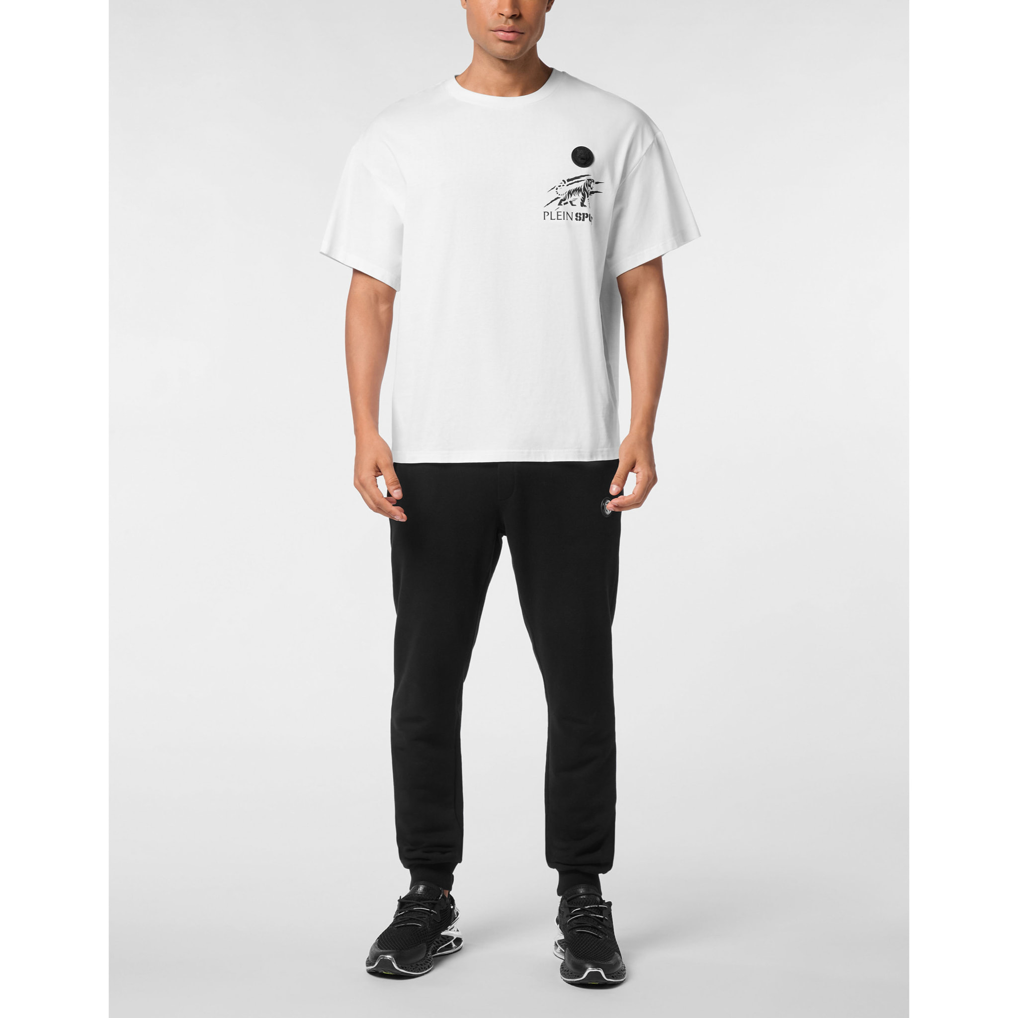 PLEIN SPORT Camiseta Cuello Redondo Ss TIGER