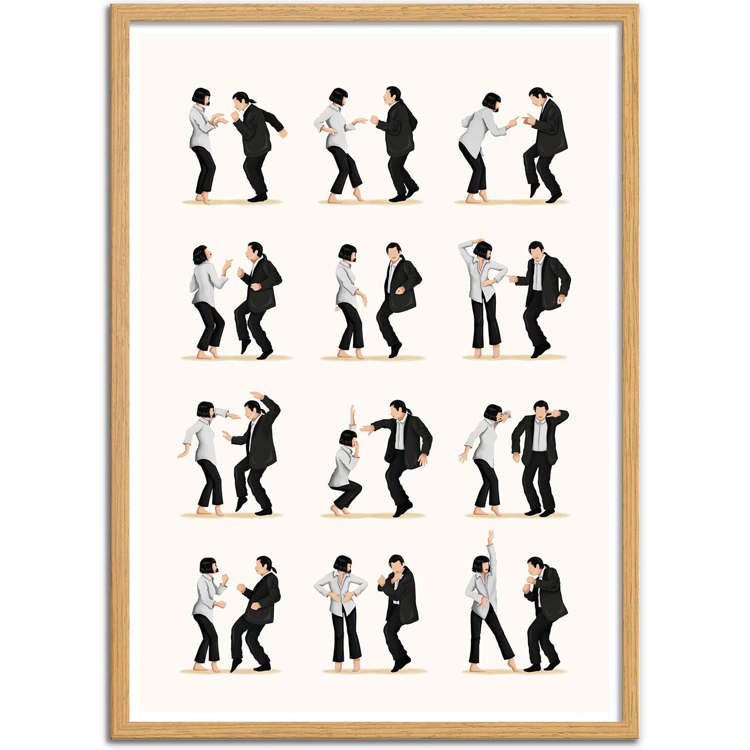 Affiche - Pulp Fiction Dancing - Nour Tohme