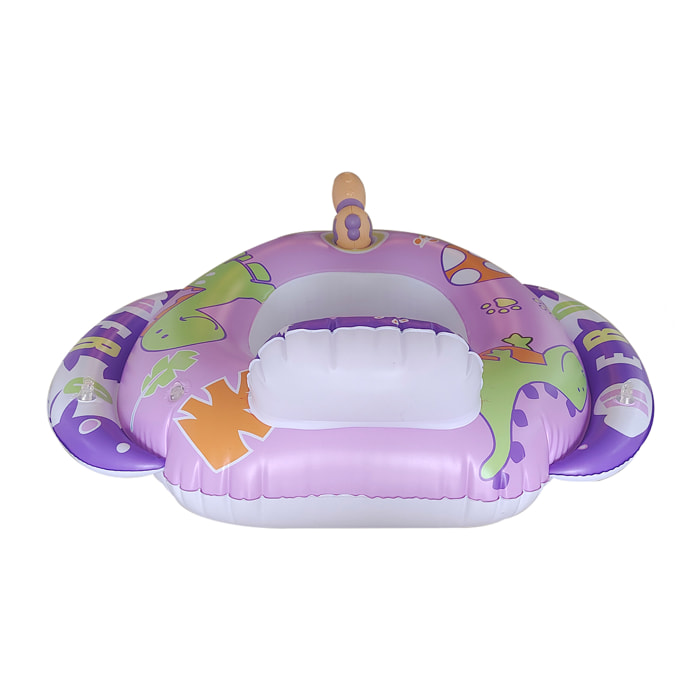 DAM Flotador infantil con pistola de agua. Orificios para piernas. 76x70cm. 76x76x70 Cm. Color: Rosa