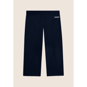 Pantaloni Corsaro con Fondo Stondato e Logo FREDDY