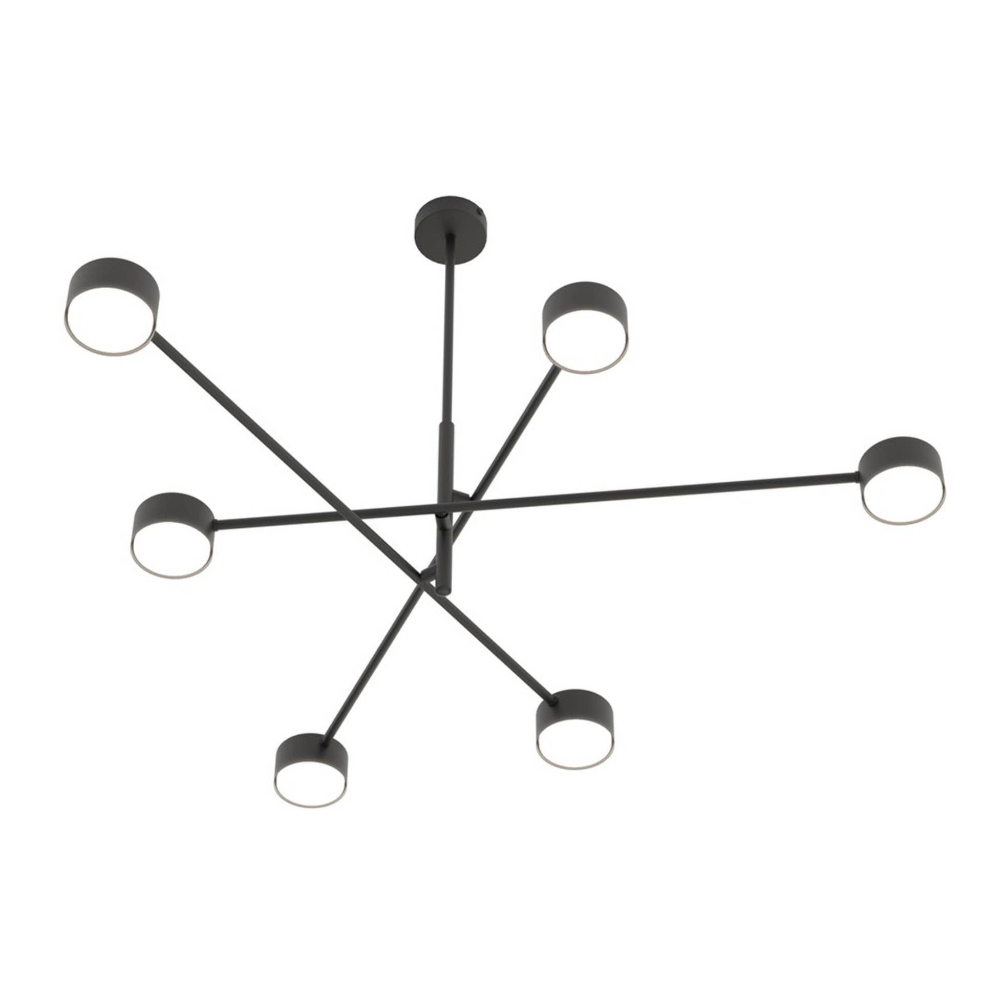 Lampada a sospensione NATSU in acciaio nero