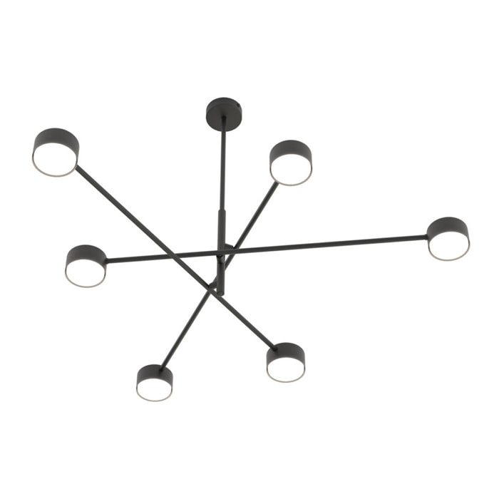 Lampada a sospensione NATSU in acciaio nero