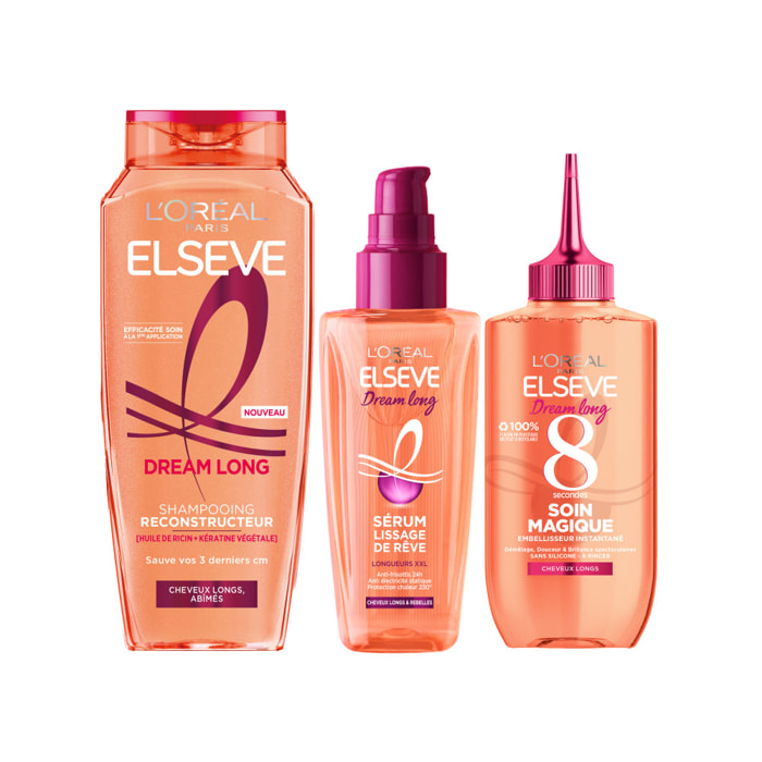 L’Oréal Paris Elseve Dream Long Routine Capillaire Reconstructrice Cheveux Longs