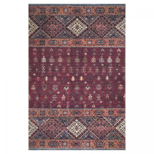 Tapis oriental tissé motif ethnique MIBU