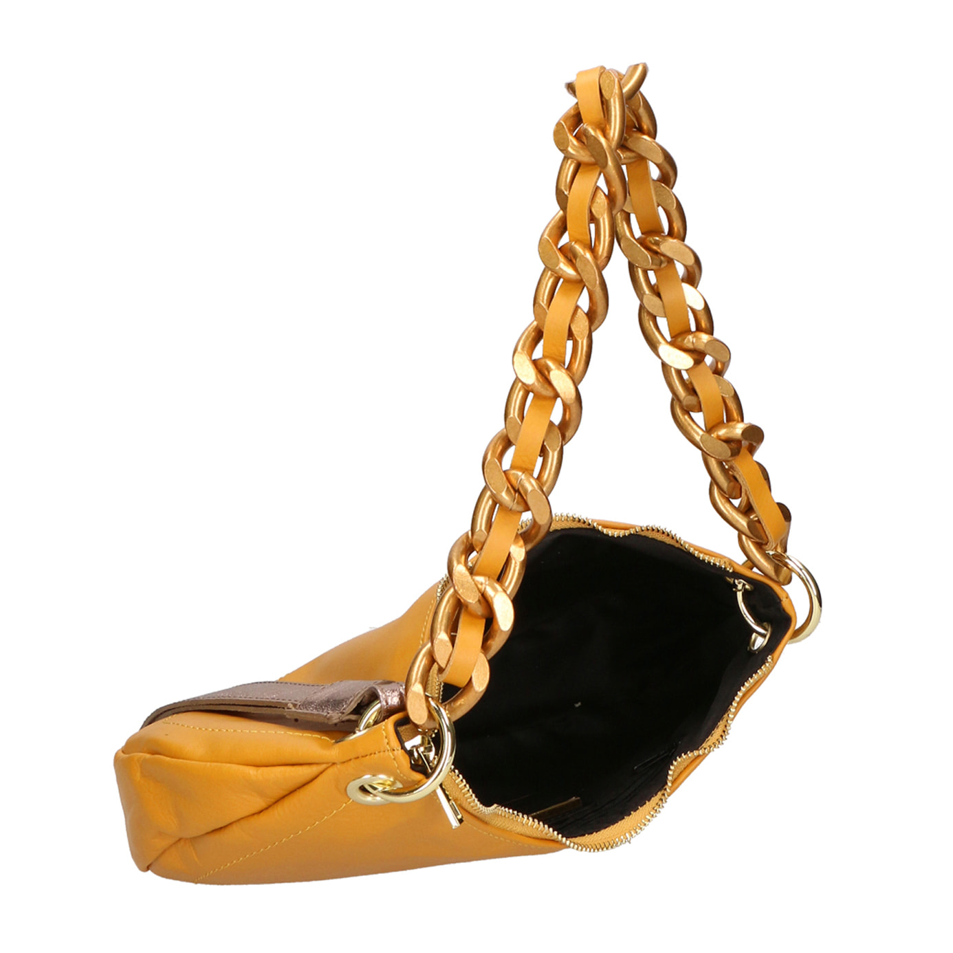 Borsa a spalla da Donna Artemide in Vera Pelle Made in Italy 14x32x8 cm