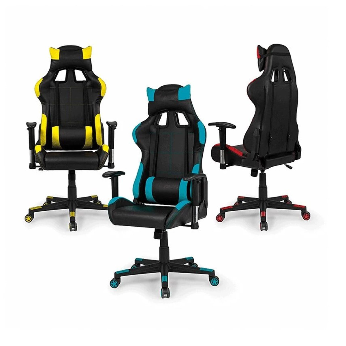 Silla gaming Silverstone Negro - Turquesa Silverstone
