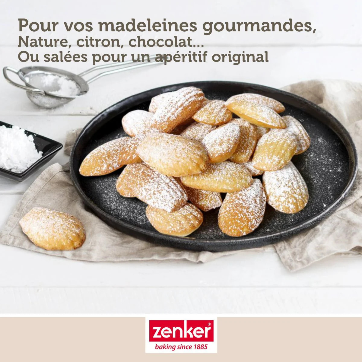 Moule 12 madeleines 26 x 39 cm Zenker Spécial Countries