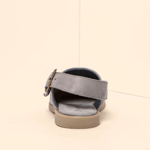 Zapatos N5871 NOBUCK LAVADO DENIM/ ARENISCA color Denim