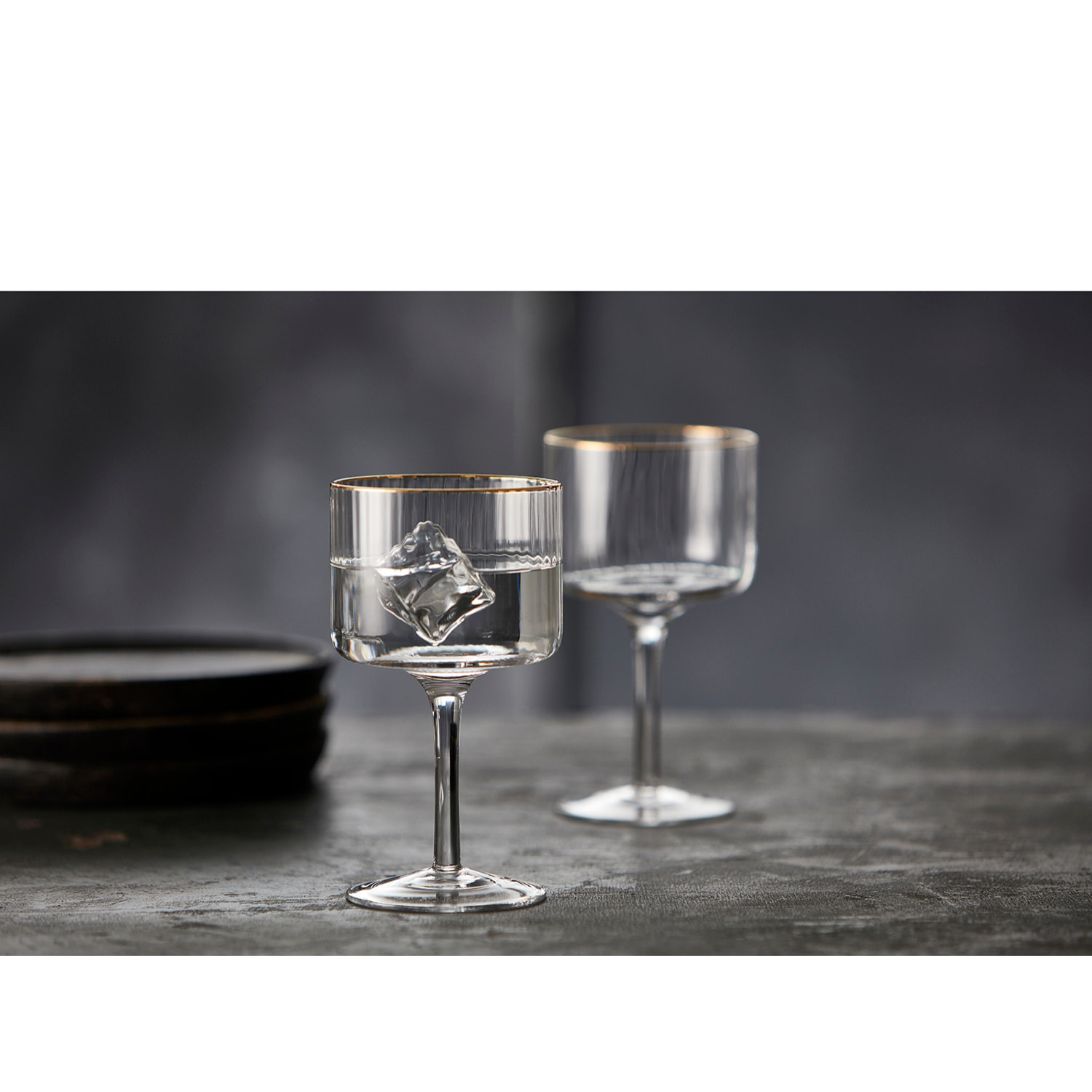 Set de 4 verres à gin tonic Palermo Gold 32 cl