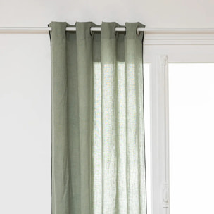 Rideau "Linah" vert céladon 130x260cm