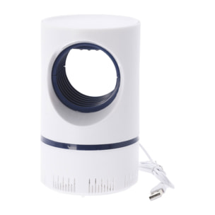 Well Home Lámpara Matamosquitos con Ventilador y Cable USB, Tamaño Ø9,6x16,4cm