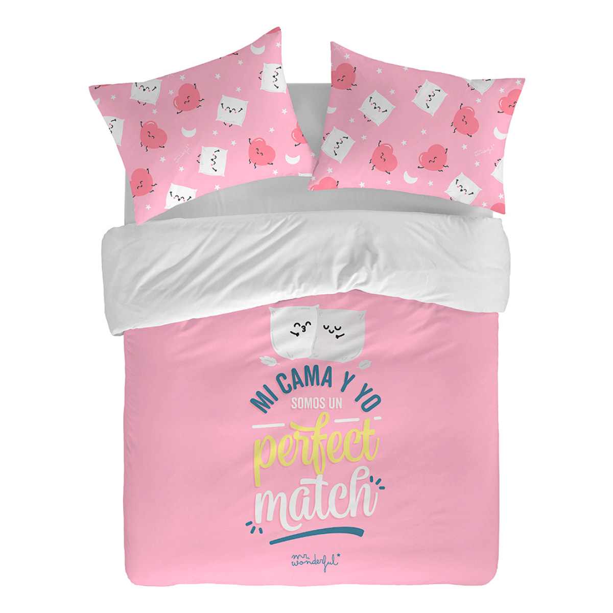 Funda nórdica Mr. Wonderful Perfect Match - 100% algodón -