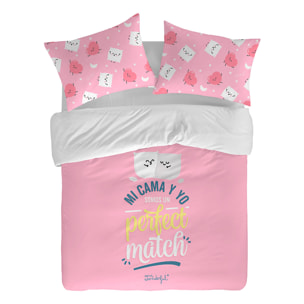 Funda nórdica Mr. Wonderful Perfect Match - 100% algodón -