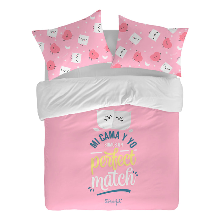 Funda nórdica Mr. Wonderful Perfect Match - 100% algodón -