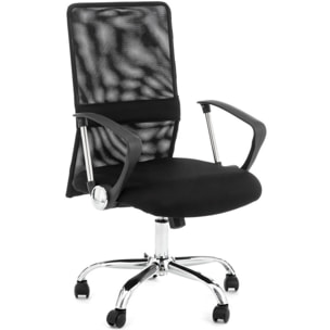 Tomasucci fauteuil de bureau classique Noir