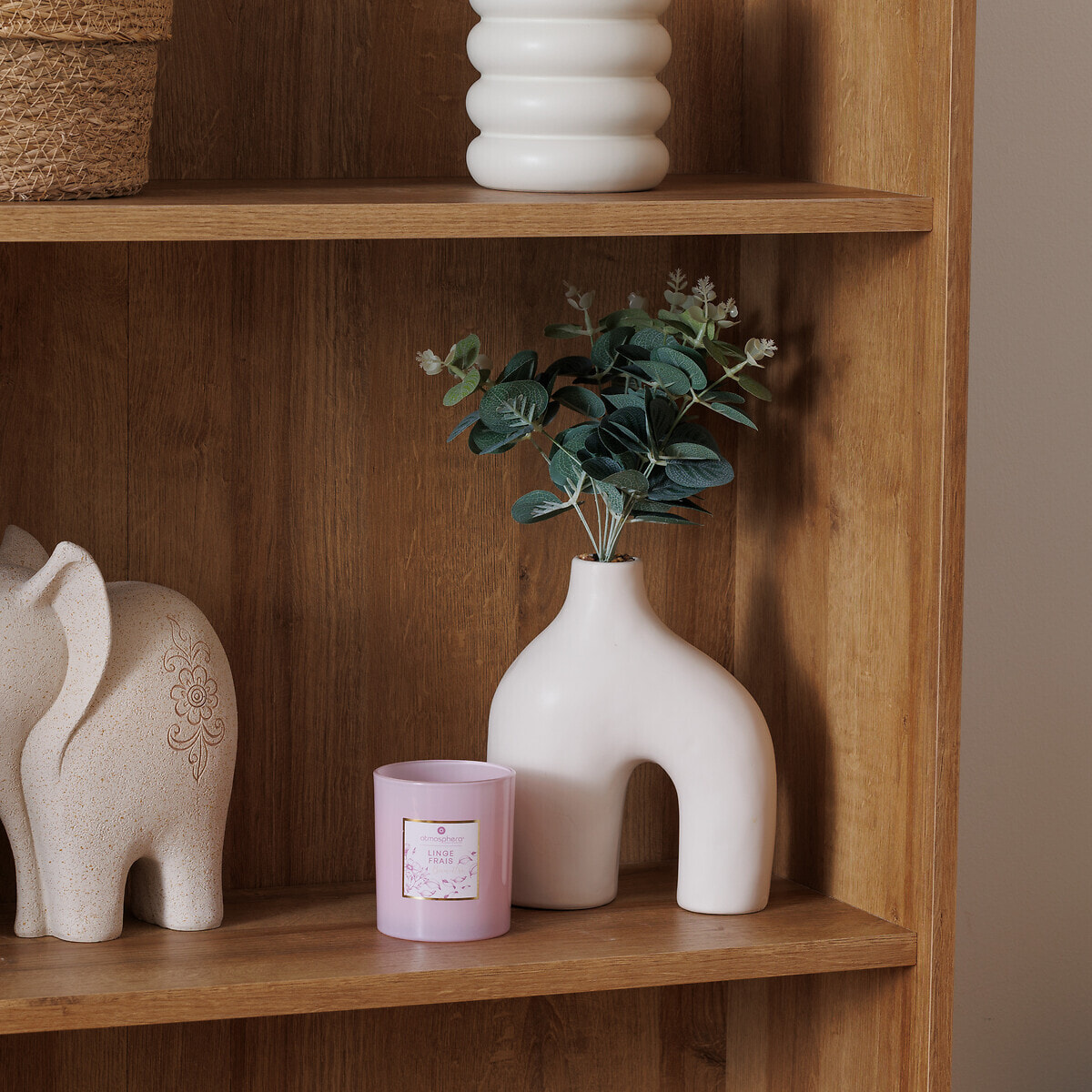 Bougie parfumée Maël 190g pot verre linge frais