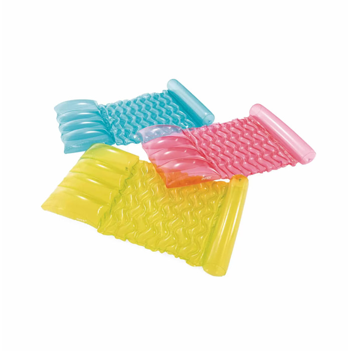 Intex 58725EU - Materassino Gonfiabile Mare Amaca, Colori Assortiti, 173x89 cm