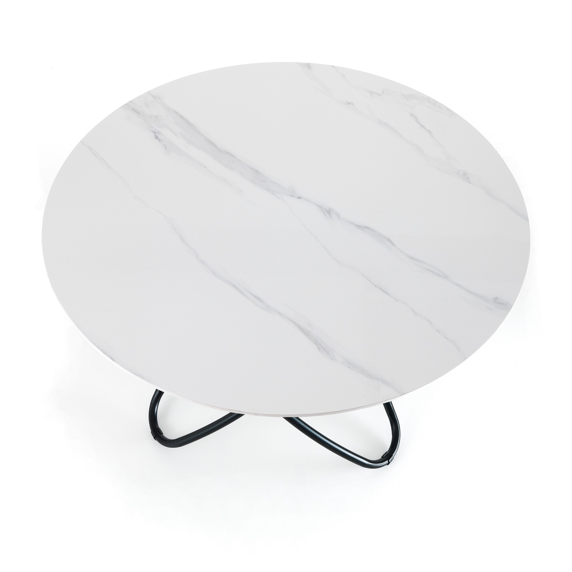 Tomasucci Table HULA HOOP MARBRE BLANC