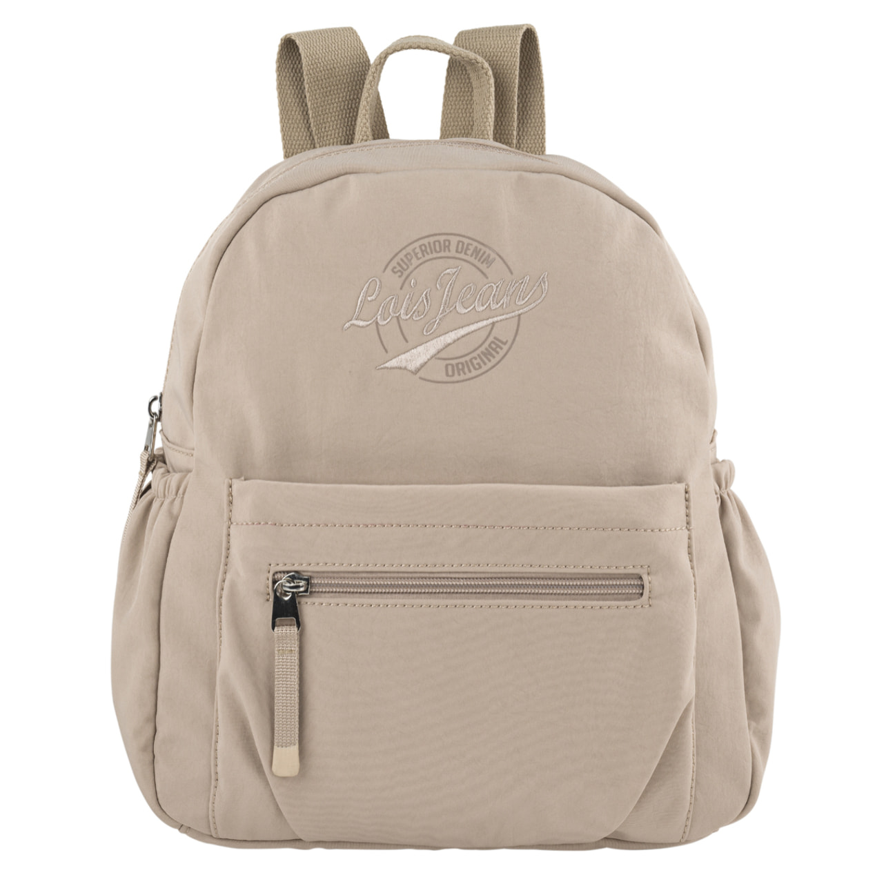 Bolso Mochila Mujer Lois Pyramid Beige