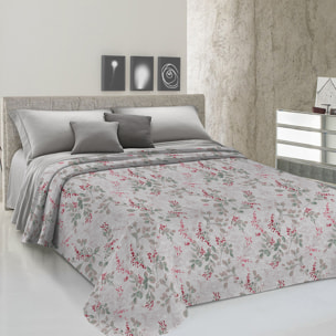 Copriletto di cotone Vittoria rosso