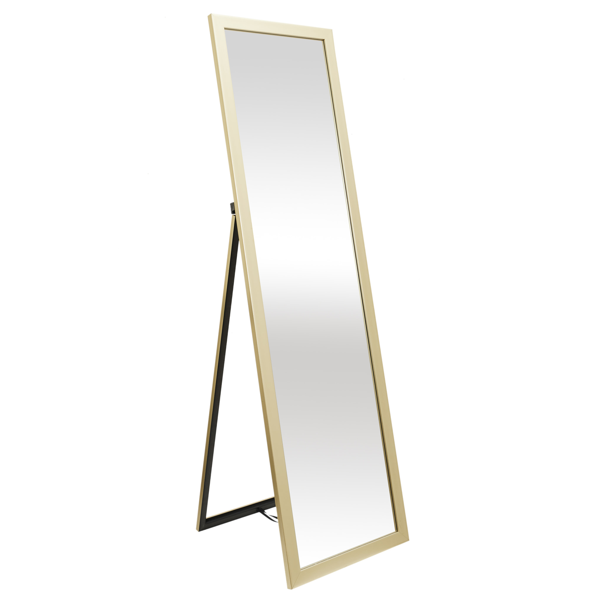Miroir Sur Pied Dore 124cm