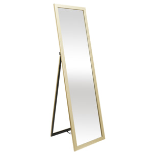 Miroir Sur Pied Dore 124cm
