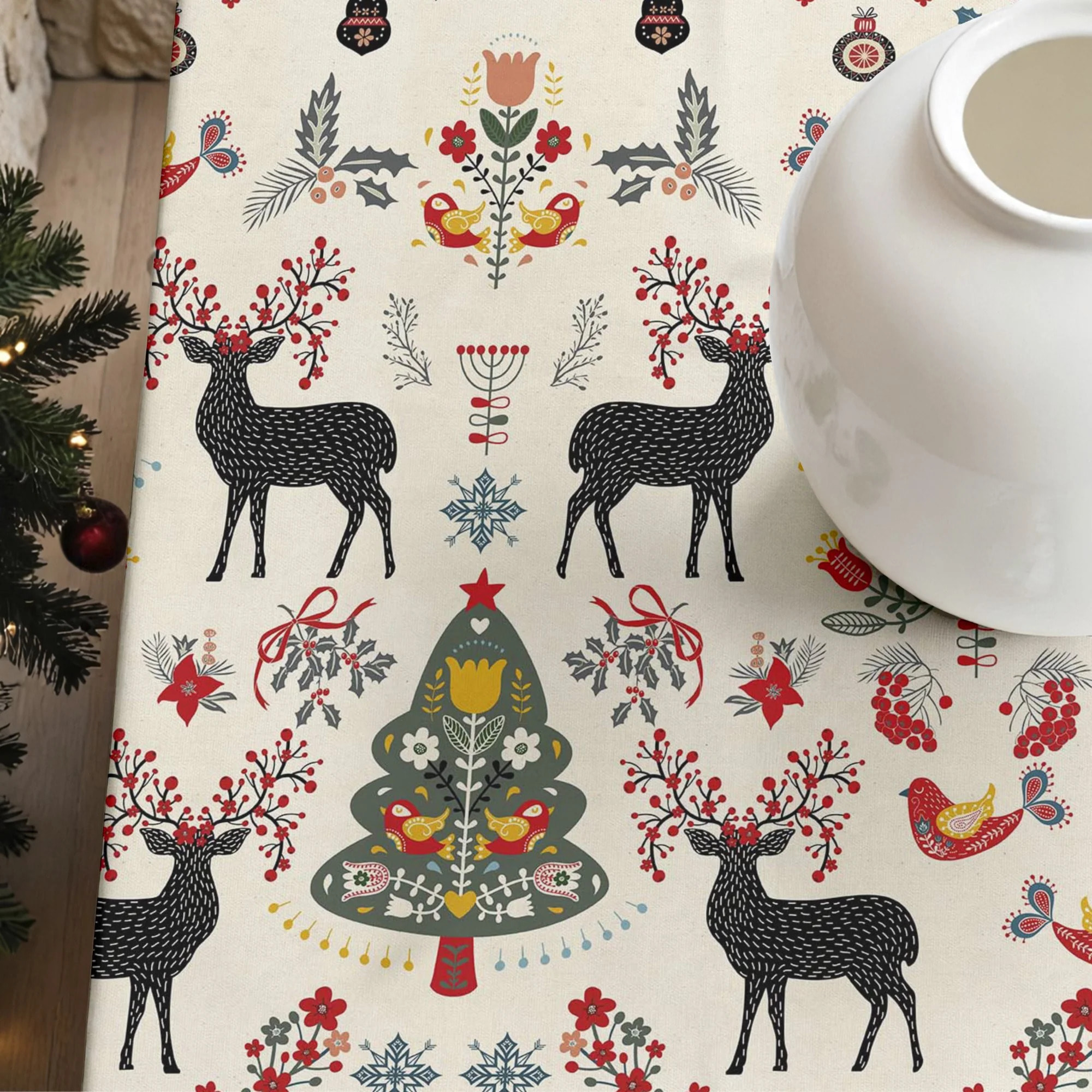 Nappe en résine Anti-tâches Merry Christmas 43