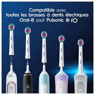 Oral-B Pro 3D White Brossettes Pour Brosse À Dents, 4 Unités