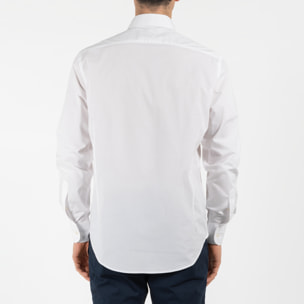 Camicia popeline collo francese regular fit