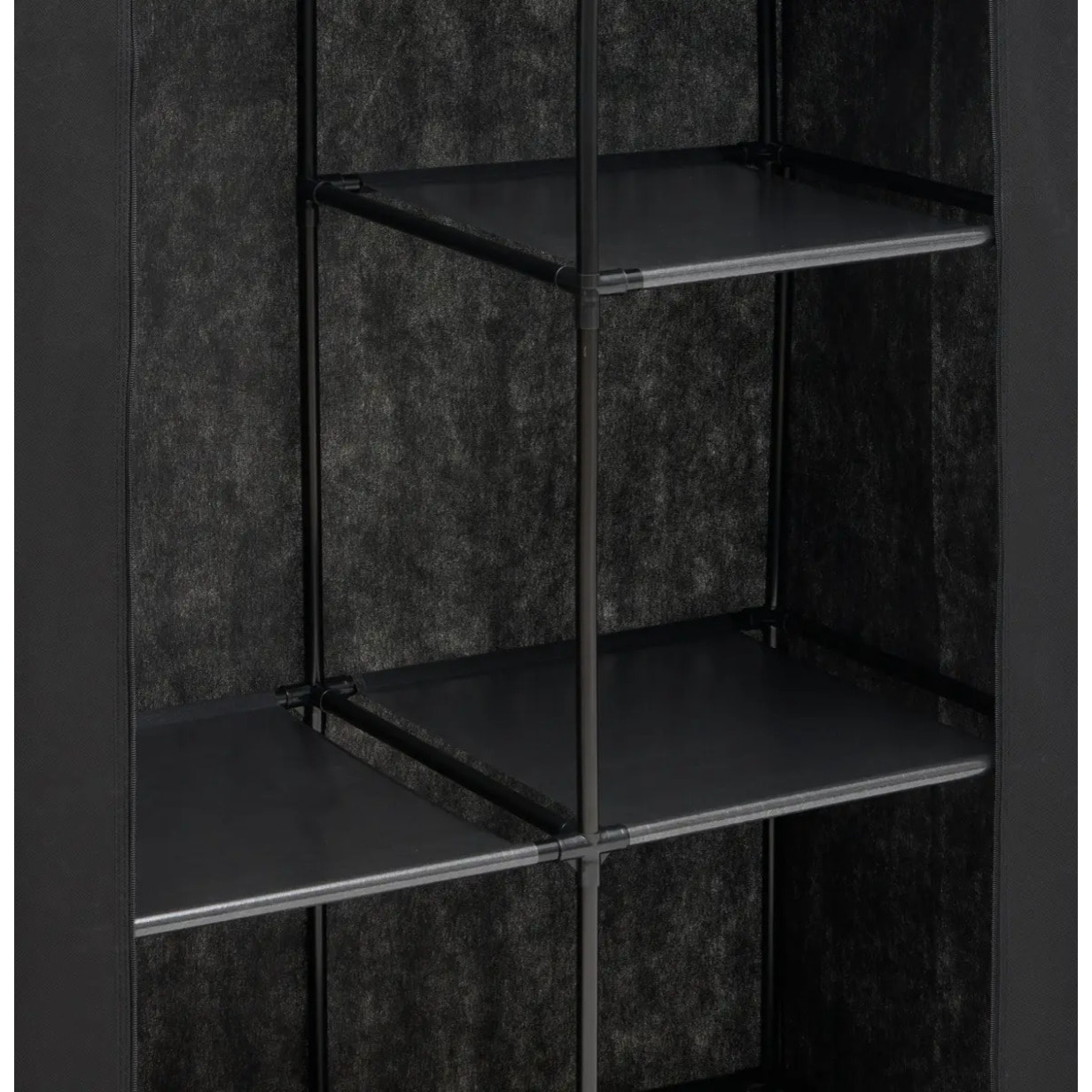 Penderie Dressy rectangulaire 88x165cm noir