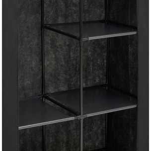 Penderie Dressy rectangulaire 88x165cm noir