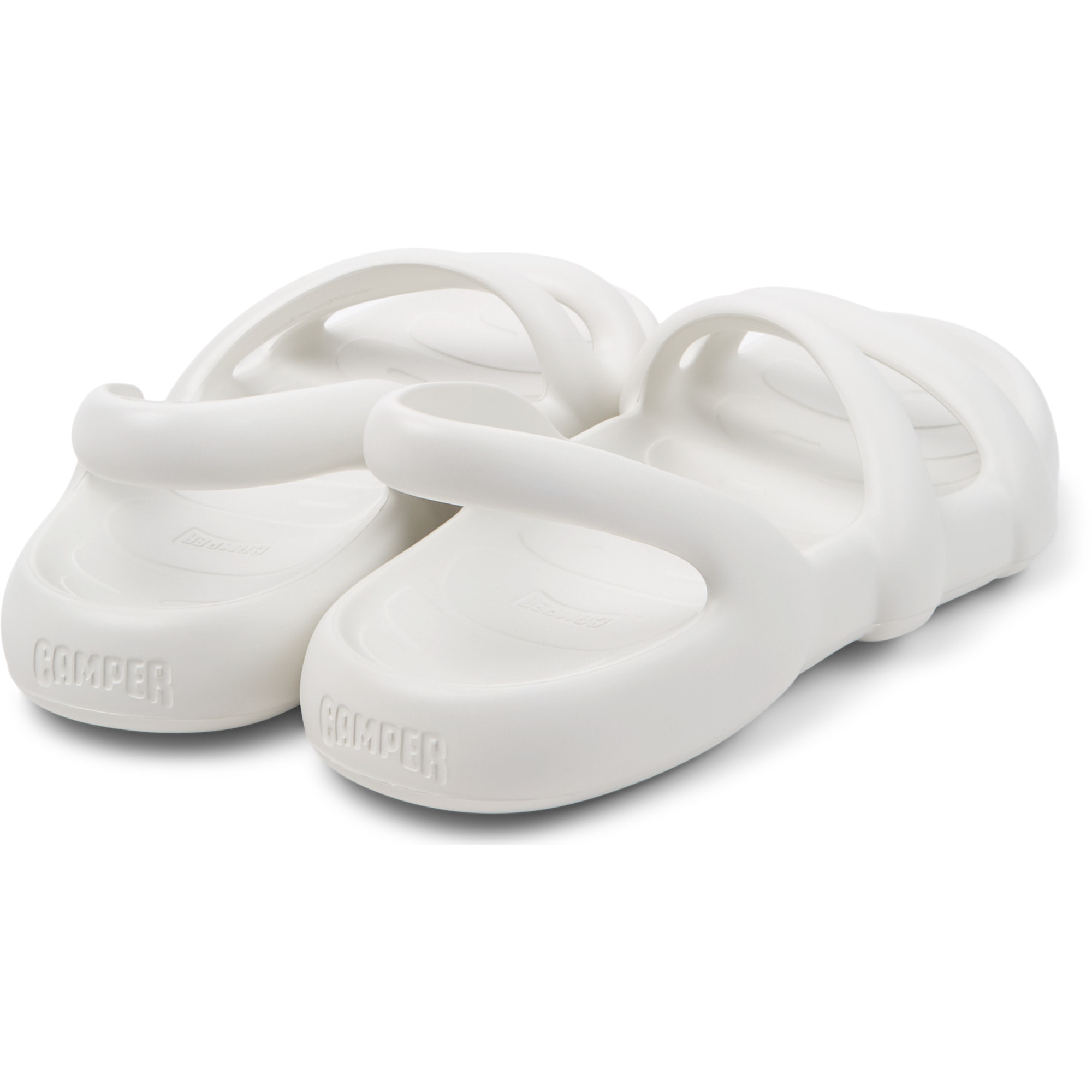 Sandalias - CAMPER Kobarah Flat - Blanco - Sintético