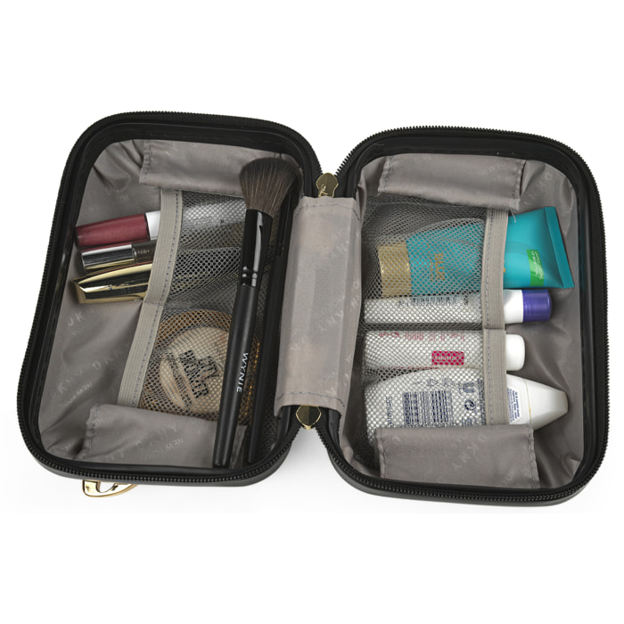 Neceser Viaje Rigido Dkny Dkny-1001 Deco Signature Cosmetic Case Negro-Blanco