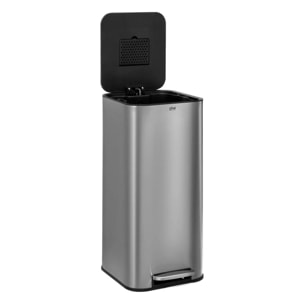 Poubelle "Delta" en inox 30L