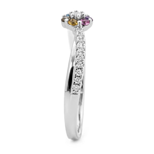 Anillo Zetrana acabado plata