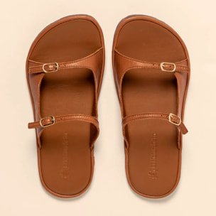 Sandalias N5684 SOFT NAPPA CUERO/ BARE SANDALS color Cuero