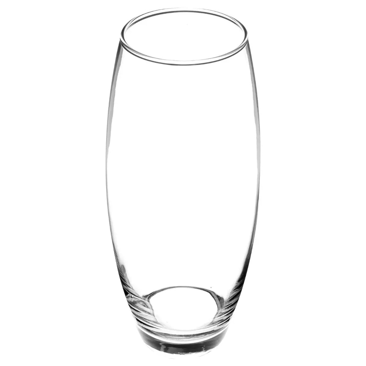Vase florale transparent H26