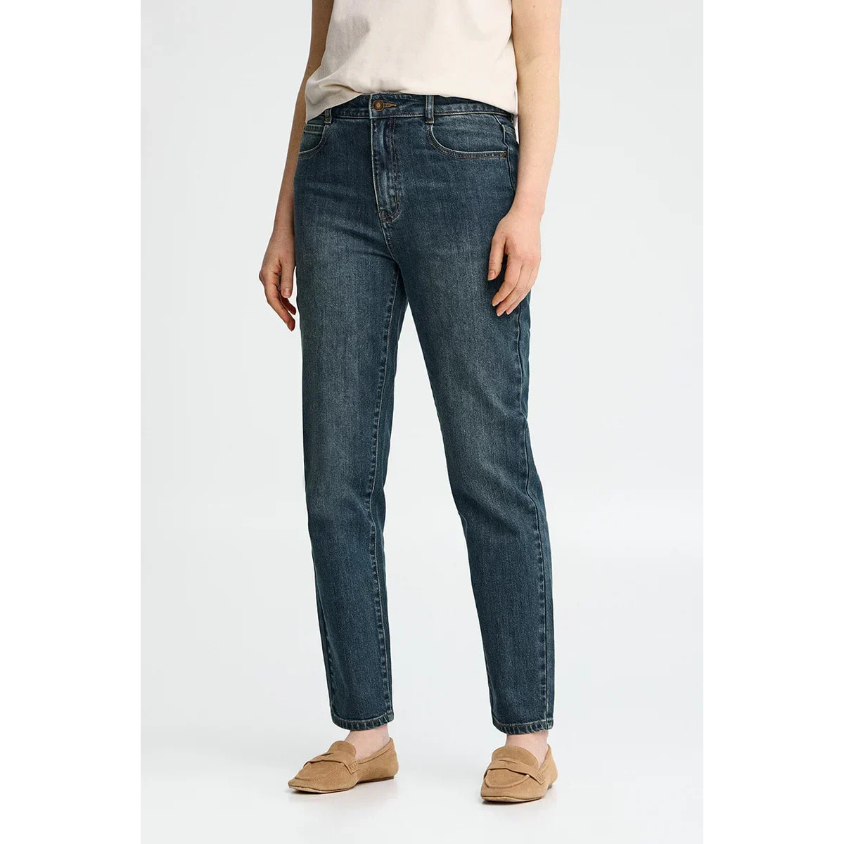 Pantalón vaquero azul medio de corte slim Polo Club
