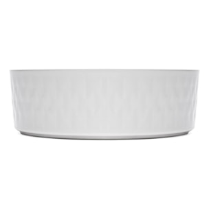 Vasque à poser Infinitio 36 x 36 x 12 cm sans trop-plein, blanc brillant (SATINF3636)