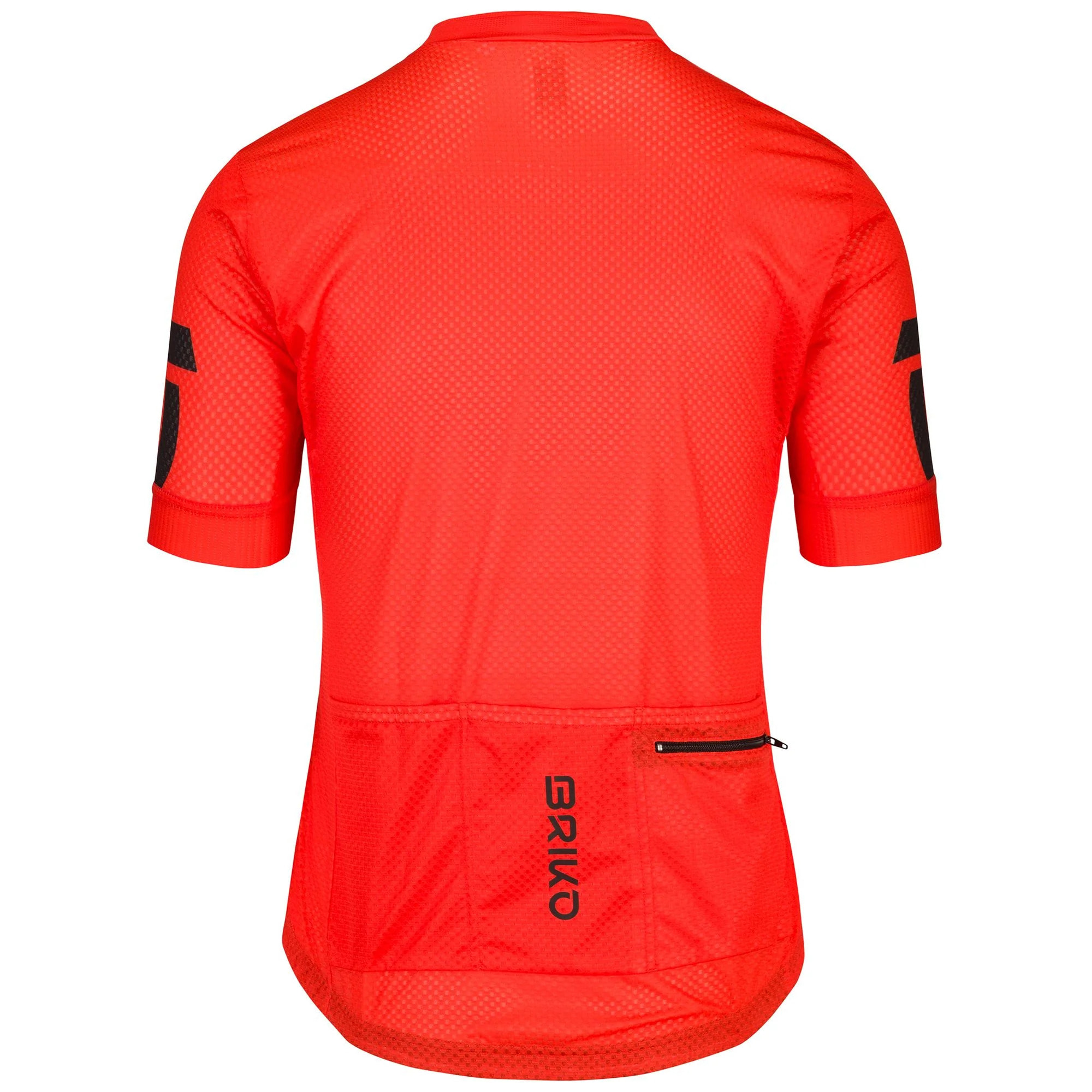 Briko - Maglie gioco, Uomo, Rosso - Granfondo Jersey 2.0