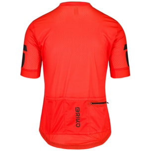 Briko - Maglie gioco, Uomo, Rosso - Granfondo Jersey 2.0