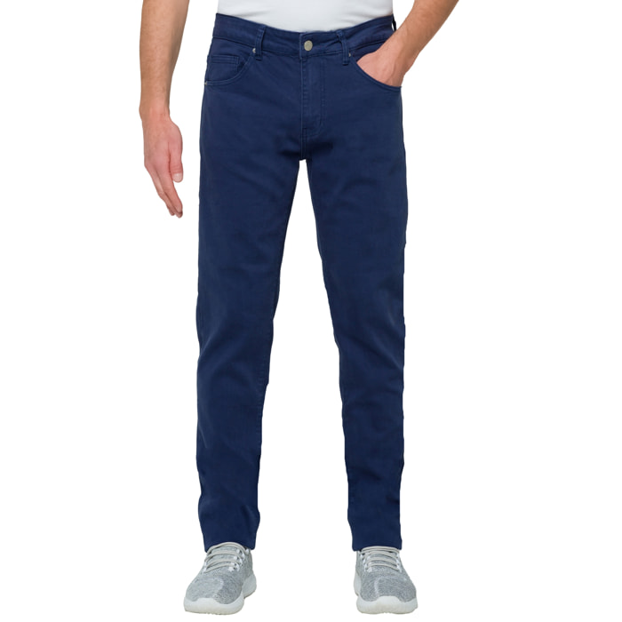 Pantalone Hot Buttered 5 tasche Mandalika blu.