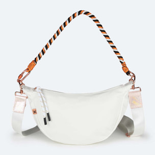 BOLSO DEEP HOBO CROSSBODY WHITE